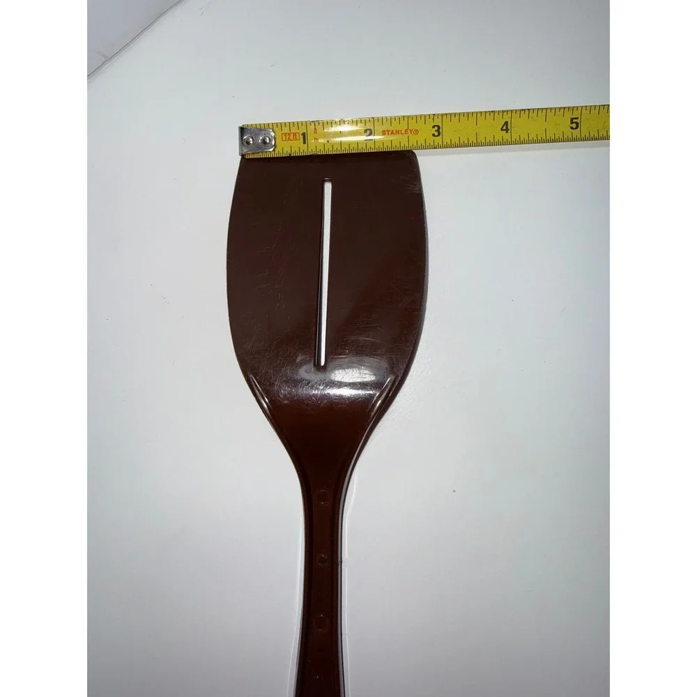 Vintage Foley Nylon Spatula Turner Brown Slotted Kitchen Utensil 1 Slot USA